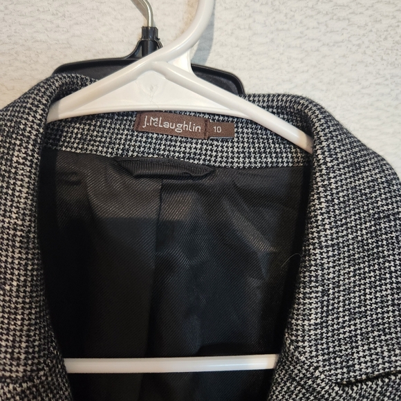 J. Mclaughlin Warrington Jacket Double Breasted Wool Blend Blazer Size 10 - Picture 3 of 11